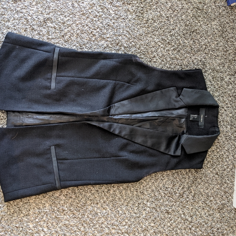 Black suit top